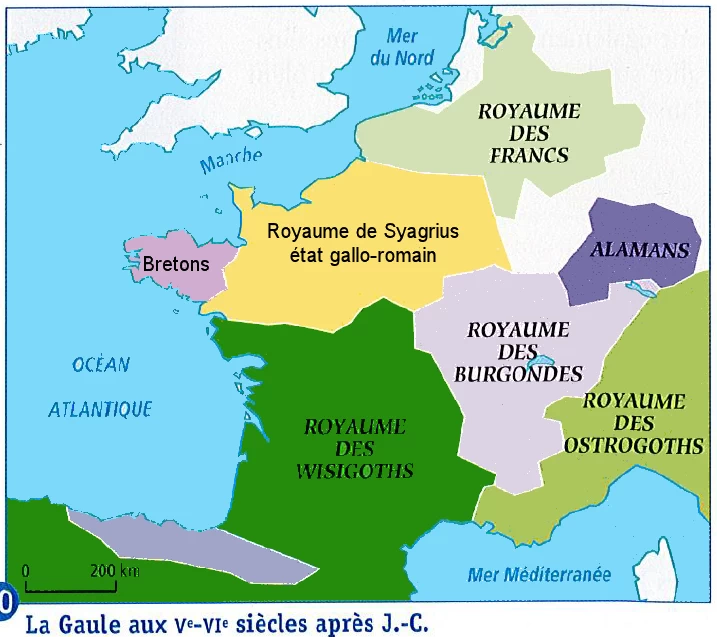 La Gaule aux Ve et VIe siècles
