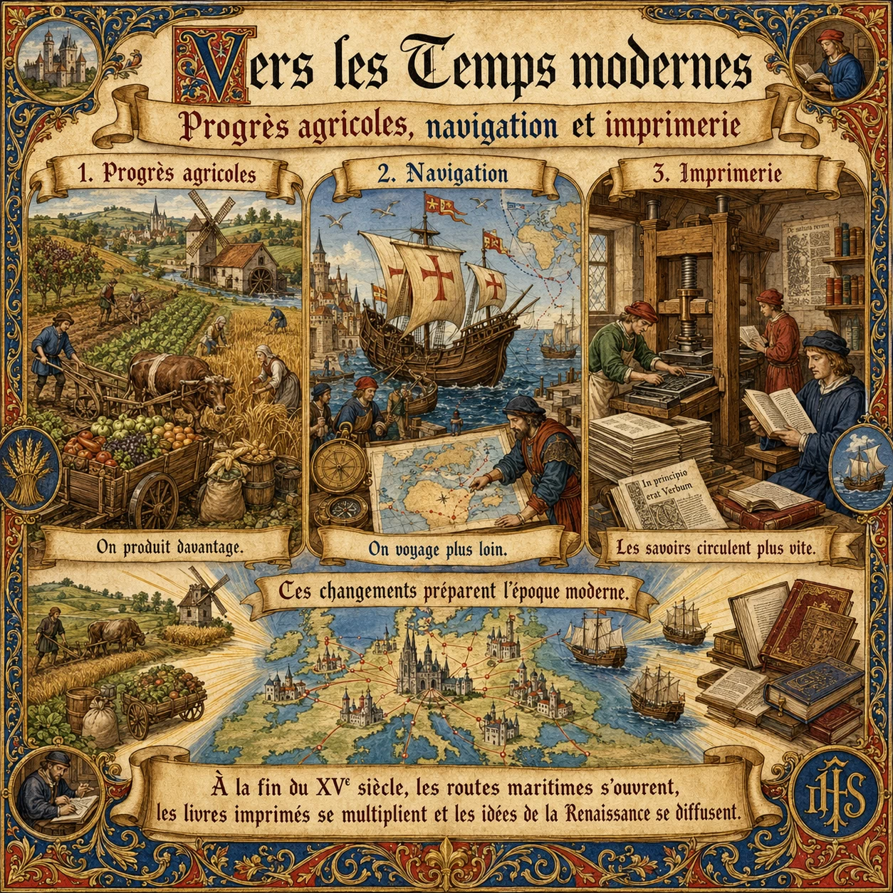 Vers les Temps modernes