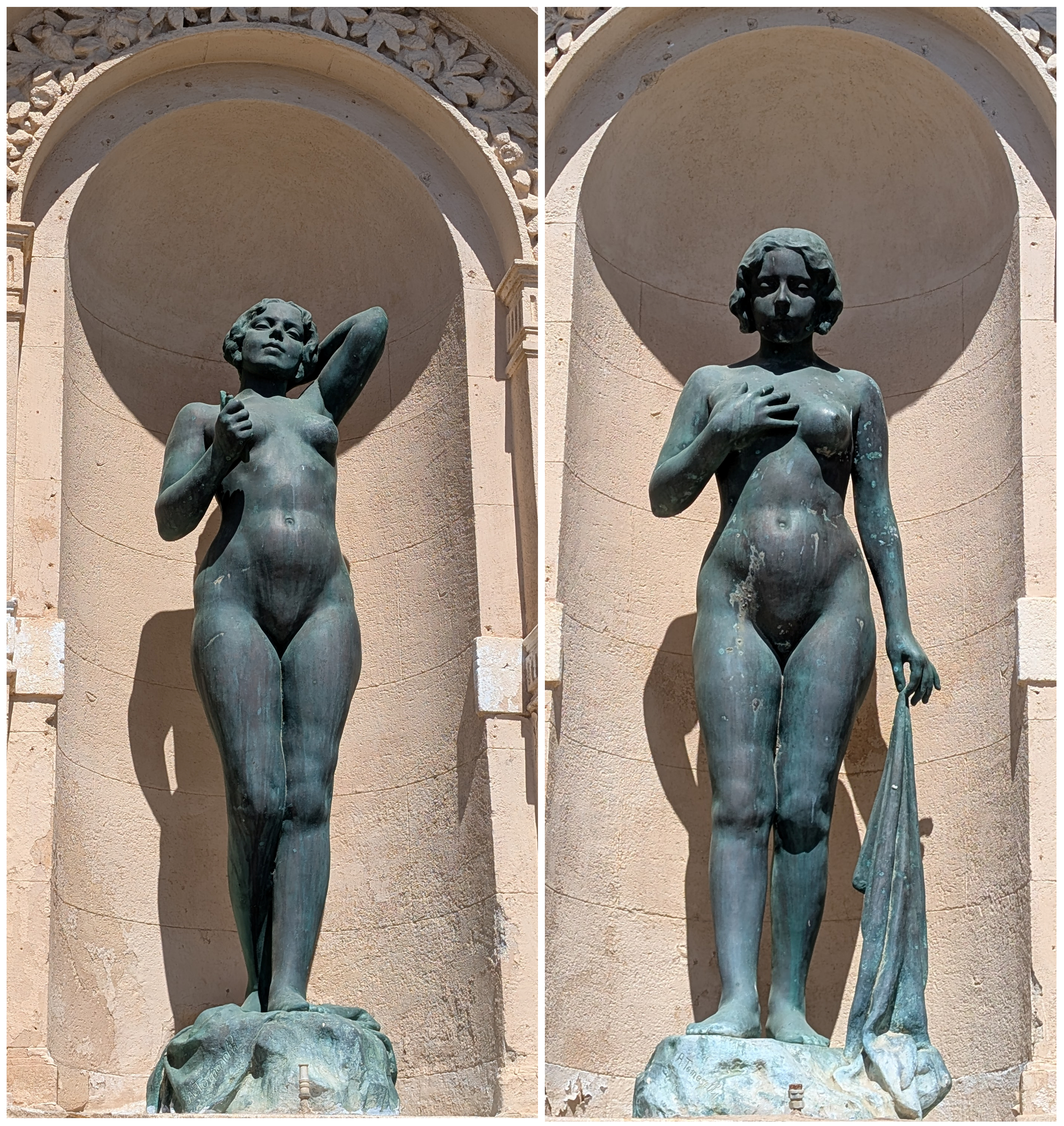 Statues de l'esplanade