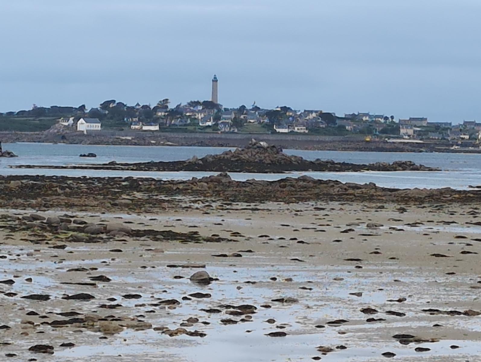 Vue sur l'île de Batz