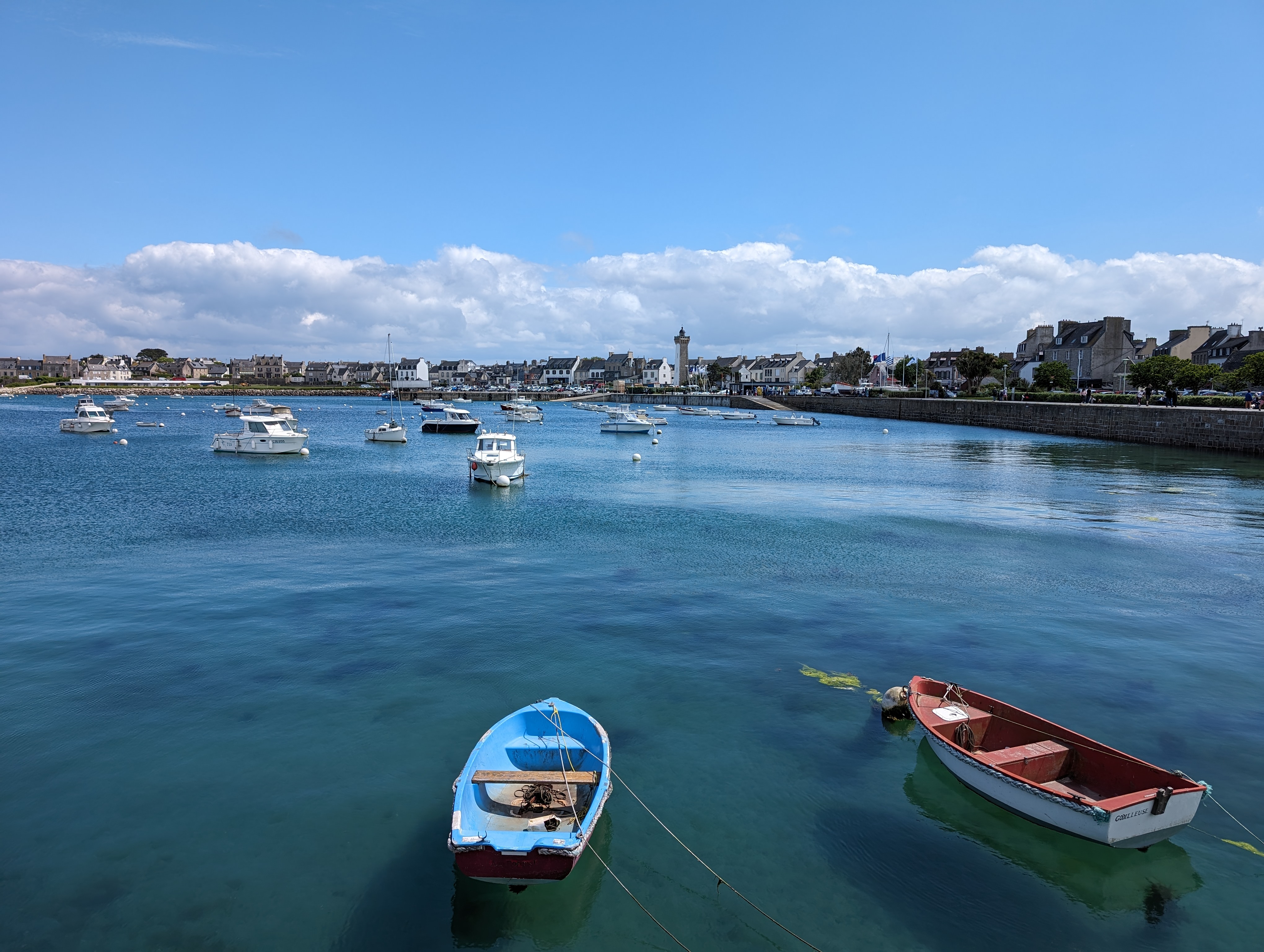Le port à marée haute