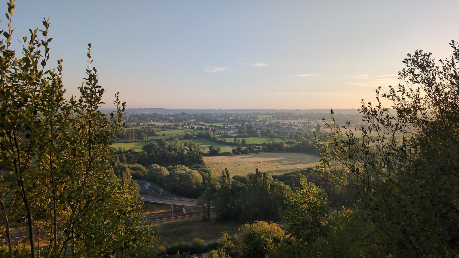 Vue panoramique depuis Avranches