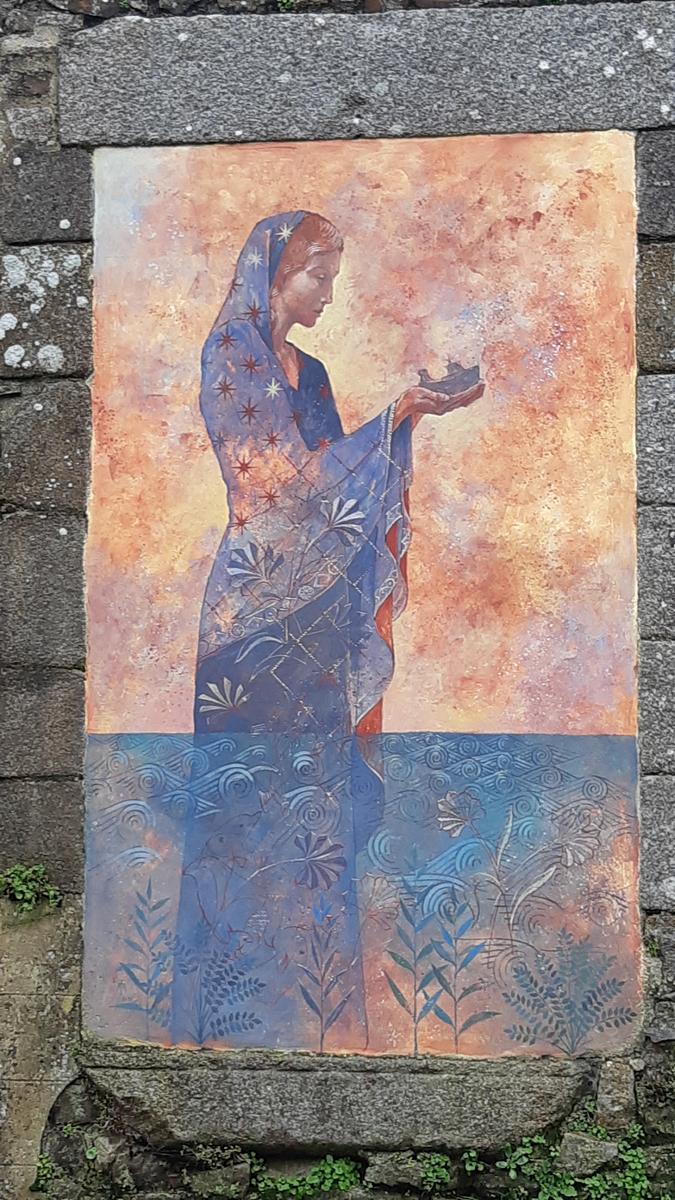 Fresque murale dans la vieille ville