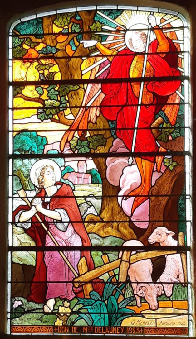 Vitrail de Georges Merklen, maître-verrier