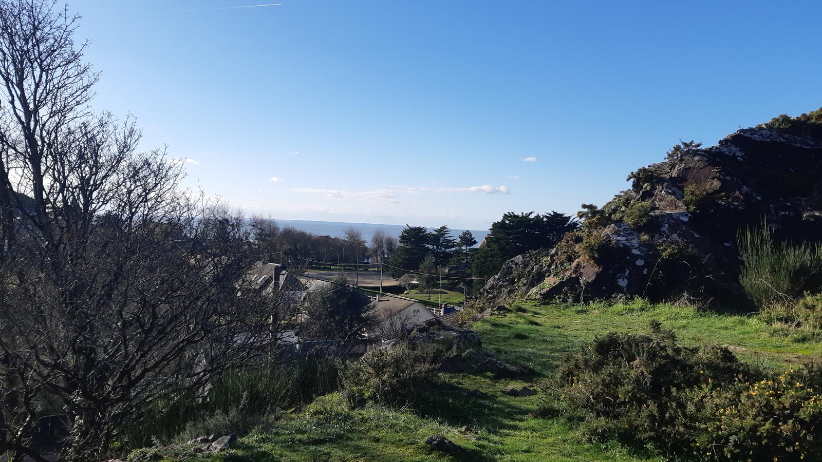 Vue sur la côte de Jullouville
