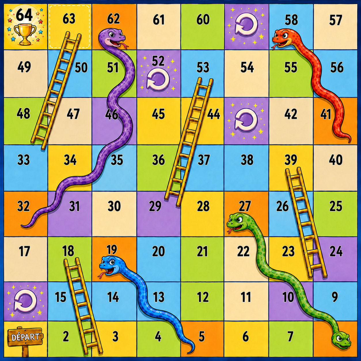 Plateau Serpents et Échelles